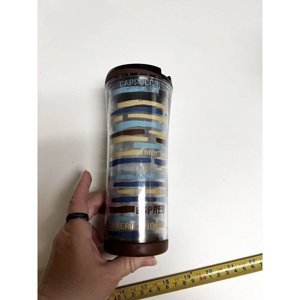 STArbucks 16 Oz Tumbler 2007 Logo Double Wall Original Coffee‎ Cup CHN